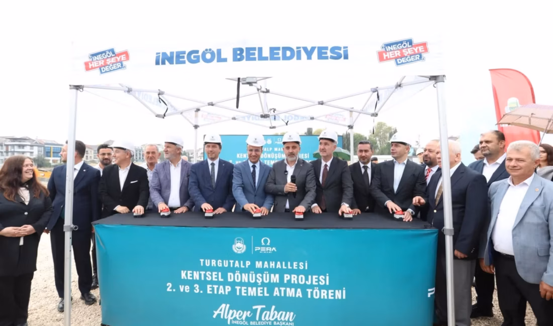 İnegöl’ün ilk yerinde kentsel dönüşüm projesi olan Turgutalp Mahallesi Kentsel