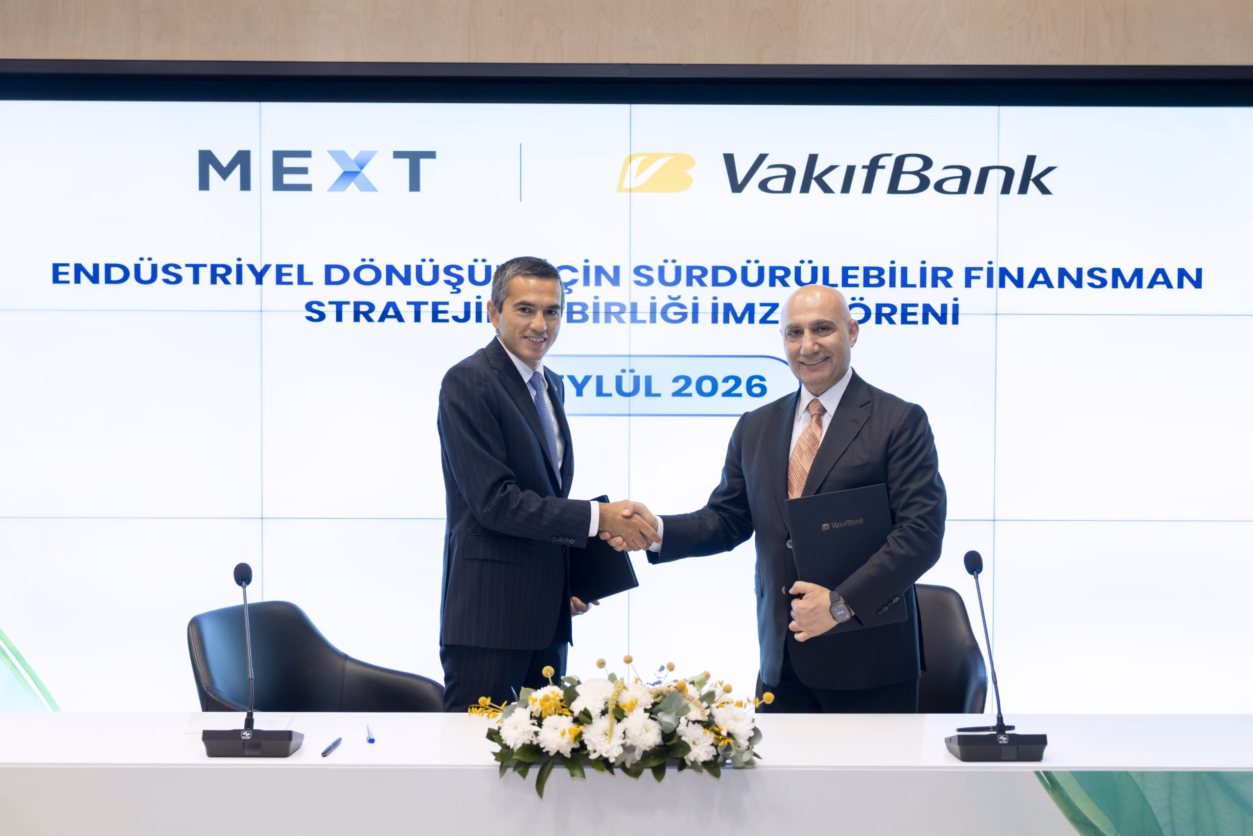 VakıfBank ile MEXT Teknoloji Merkezi, Türkiye sanayisinin düşük karbonlu üretime