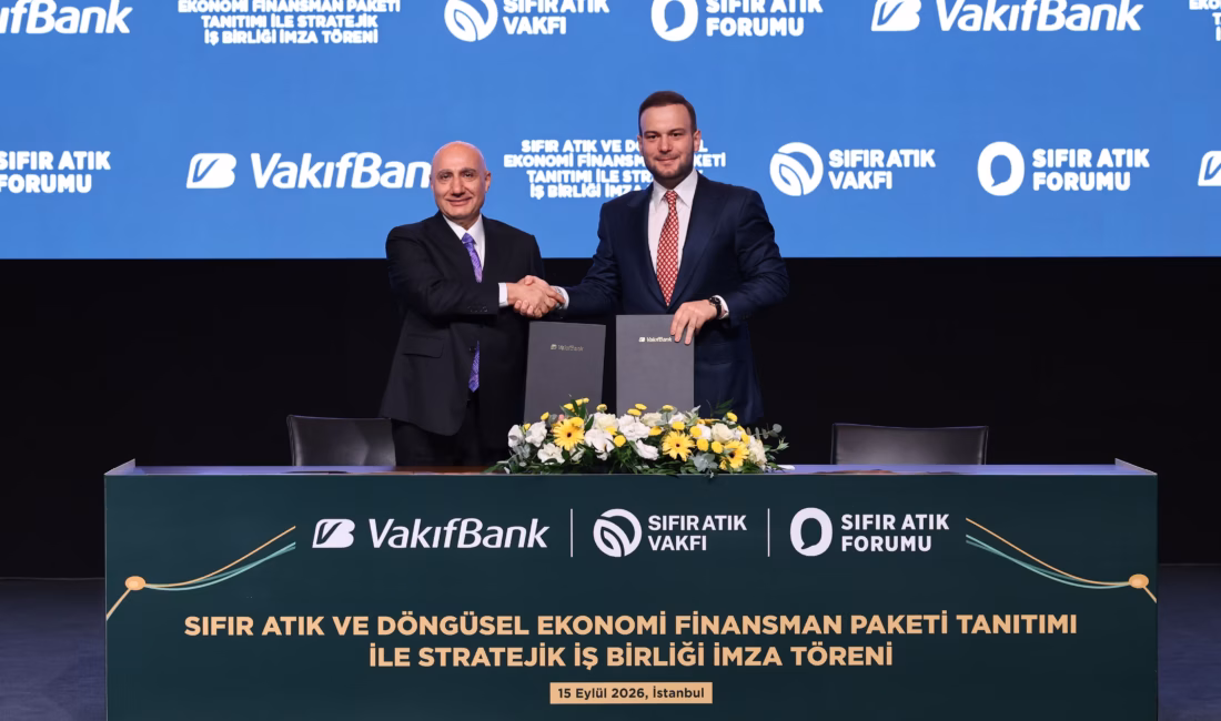 VakıfBank ve Sıfır Atık Vakfı iş birliğiyle hayata geçirilen Sıfır