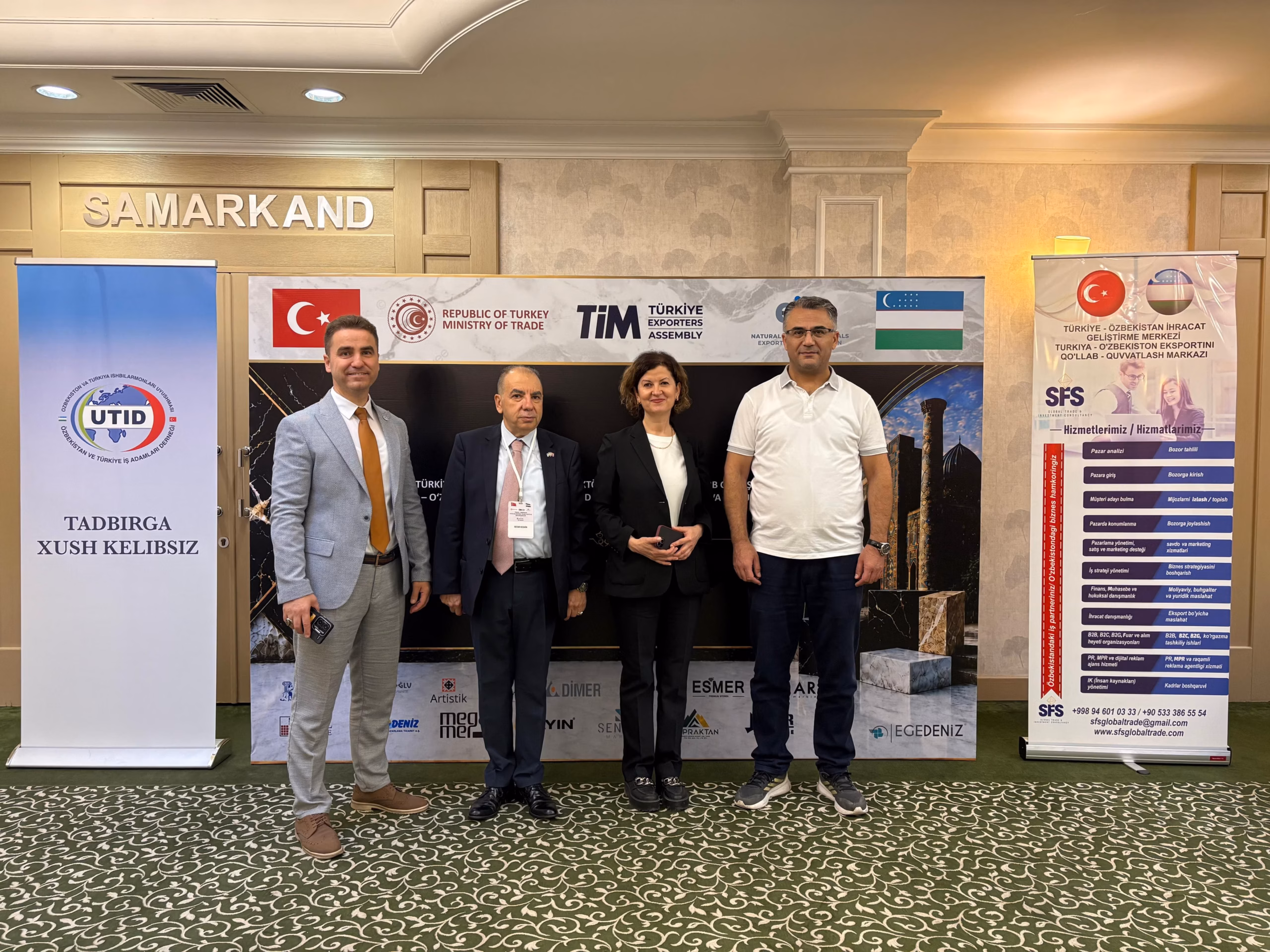 Ege Maden İhracatçıları Birliği, 15 Türk doğal taş firmasının katılımıyla