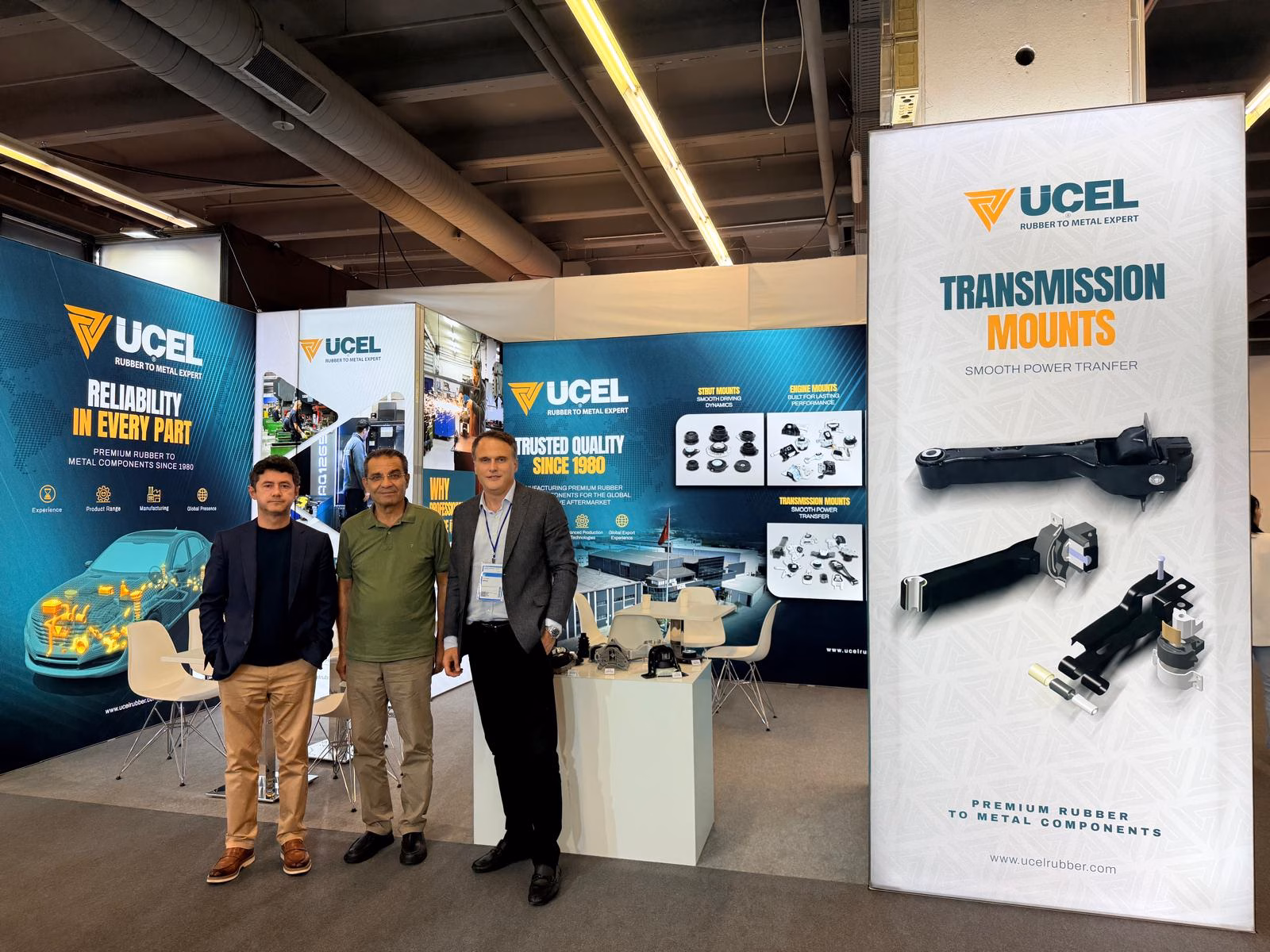 ÜÇEL Kauçuk, Automechanika Frankfurt 2026’da mevcut müşterileriyle yeni projeleri değerlendirirken