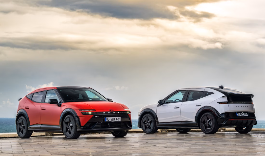 Hyundai Motor Türkiye’nin İzmit fabrikasında ürettiği tamamen elektrikli IONIQ 3,