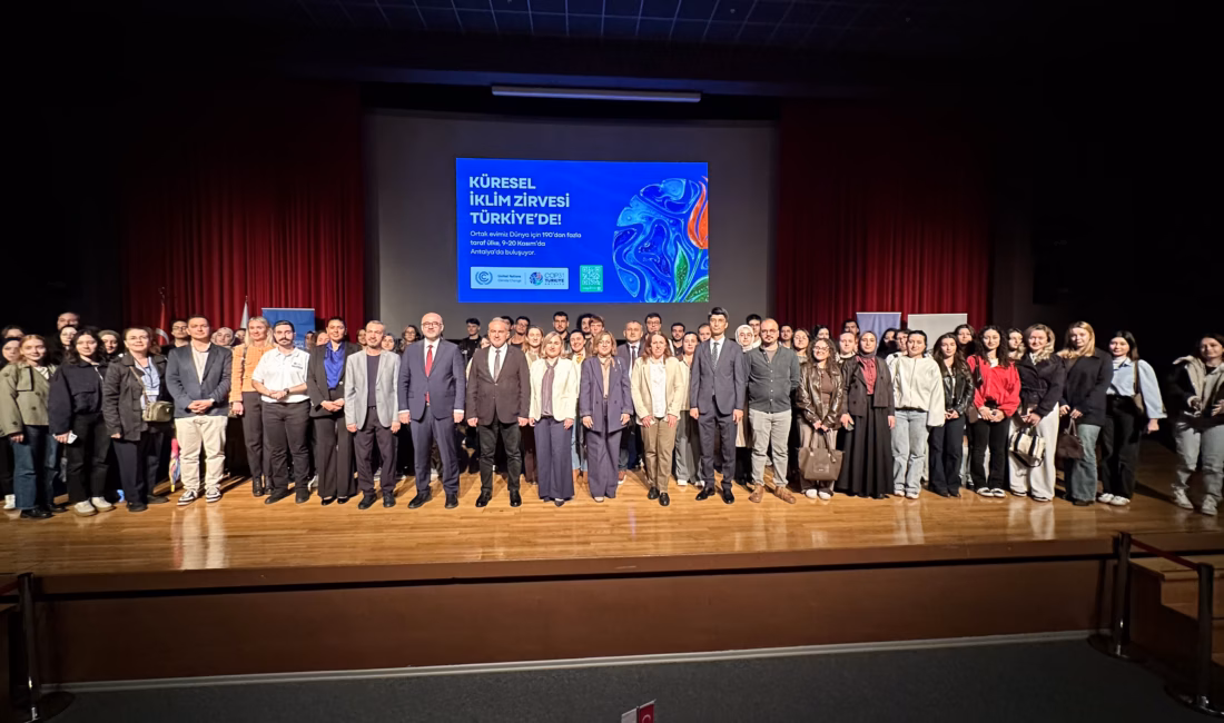 Bursa Uludağ Üniversitesi’nde (BUÜ), Antalya’da düzenlenecek COP31 öncesinde gençlerin iklim
