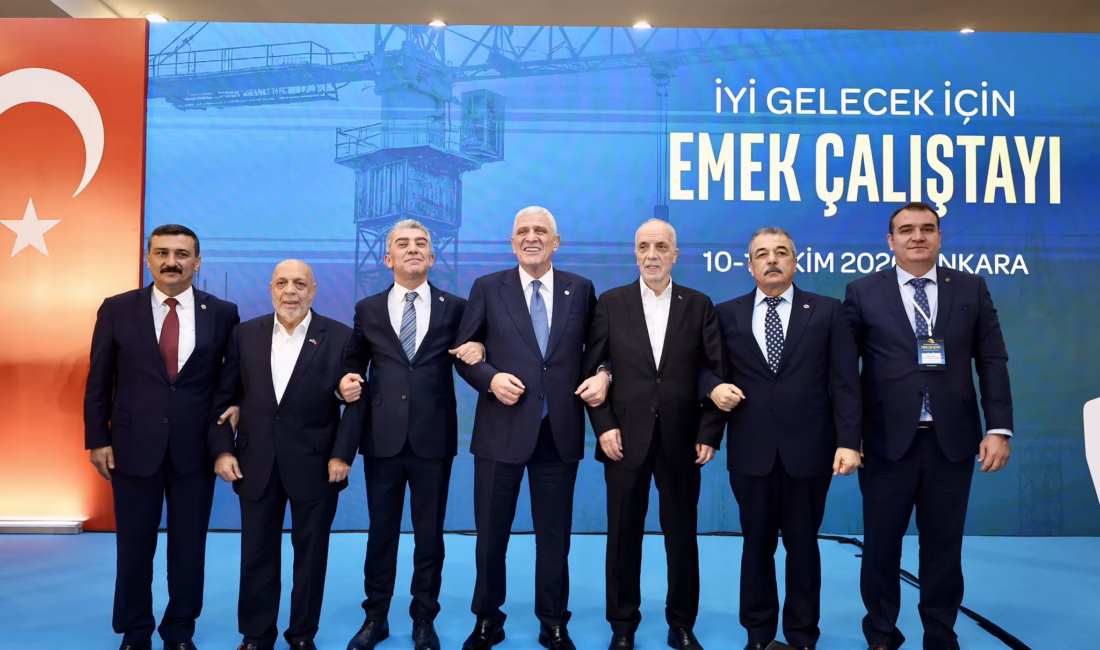 İYİ Parti’nin Ankara’da düzenlediği “İyi Gelecek İçin Emek Çalıştayı”nda sendikal